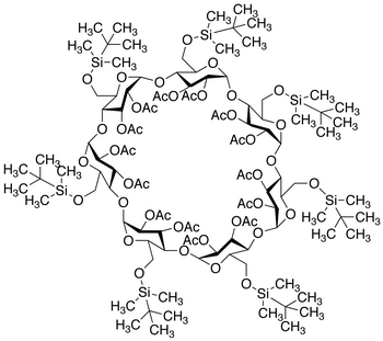 Heptakis(6-O-tert-butyldimethylsilyl)-ß-cyclodextrin Tetradecaacetate
