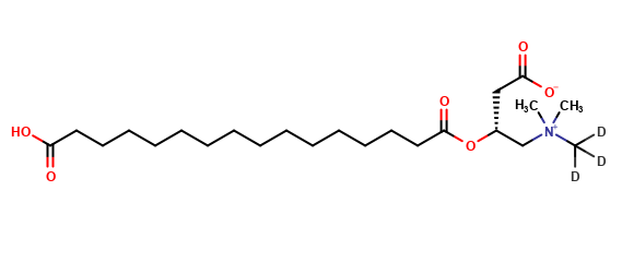Hexadecanedioic Acid Mono-L-carnitine-d3 Ester Chloride