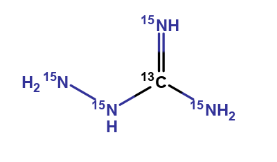 Hydrazine-15N2-carboximidamide-13C-15N2