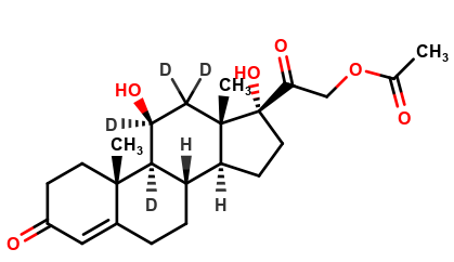 Hydrocortisone 17-Acetate-d4
