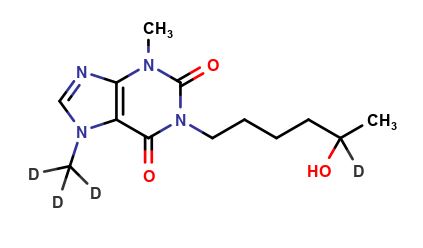 Hydroxy Pentoxifylline D4