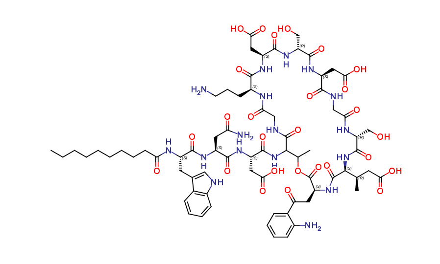Hydroxy derivative of Daptomycin