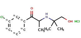 Hydroxybupropion hydrochloride 13C6