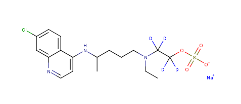 Hydroxychloroquine-D4 O-Sulfate Sodium Salt