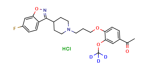 Iloperidone D3 Hydrochloride
