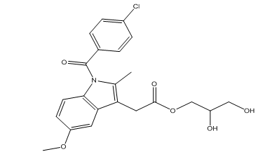 Indomethacin-α-monoglyceride