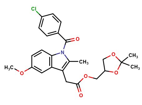 Indomethacin 1,3-dioxolan ester