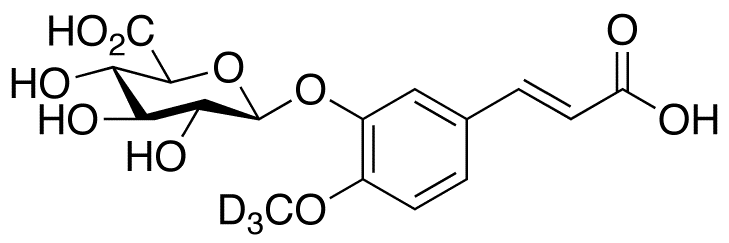 Isoferulic Acid-d3 3-O-β-D-Glucuronide