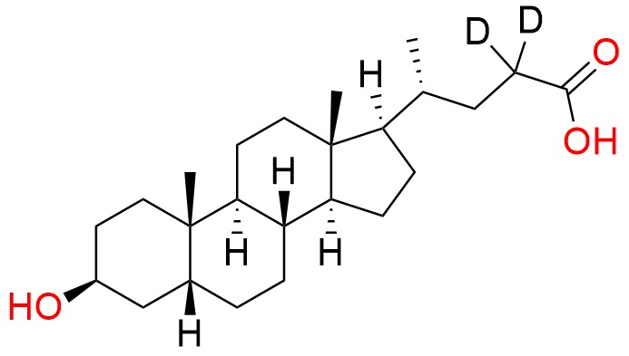 Isolithocholic acid-d2