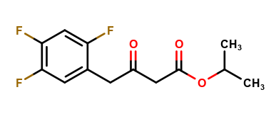 Show details of Isopropyl 3-oxo-4-(2,4,5-trifluorophenyl)butanoate