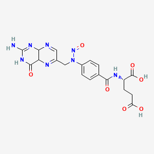 L-(+)-N-[p-[[(2-Amino-7,8-dihydro-4-hydroxy-6-pteridinyl)methyl]nitrosamino]benzoyl]-glutamic Acid