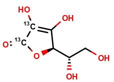 L-[1,2-13C2]ascorbic acid