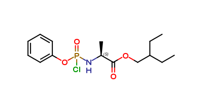 L-Alanine, N-(chlorophenoxyphosphinyl)-, 2-ethylbutyl ester (IMP 7)