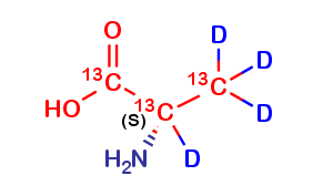L-Alanine-13C3, D4