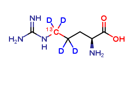 L-Arginine-5-13C,4,4,5,5-d4