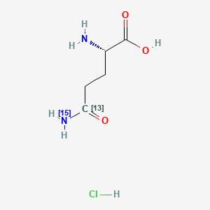L-Glutamine-5-13C,15N Hydrochloride