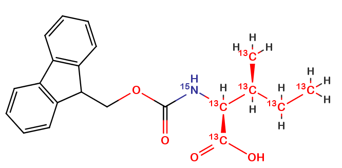 L-Isoleucine-OH-13C6, 15N, Fmoc