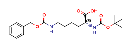 L-Lysine-α-15N, Cbz, N-Boc