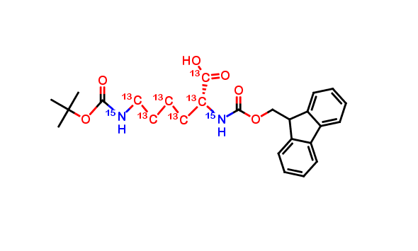 L-Lysine-13C6,15N2 (Boc), N-Fmoc