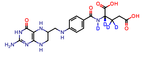 L-Tetrahydrofolic Acid-d4 (Major) (>70% when packaged)