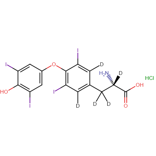L-Thyroxine-[L-Tyr-d5] hydrochloride (Solution)