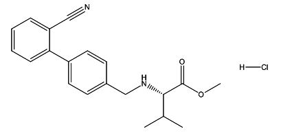 L-Valine,N-[(2'-cyano[1,1'-biphenyl]-4-yl)methyl]-, methyl ester monohydrochloride