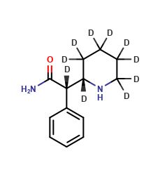 L-threo-a-Phenyl-2-piperidineacetamide-d10