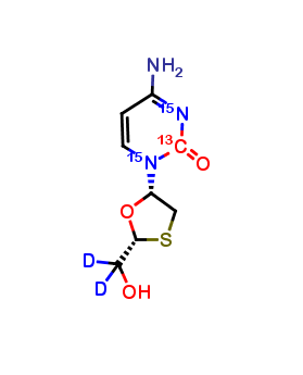 Lamivudine-13C-D2-15N2