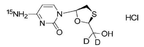 Lamivudine 15N D2 Hydrochloride