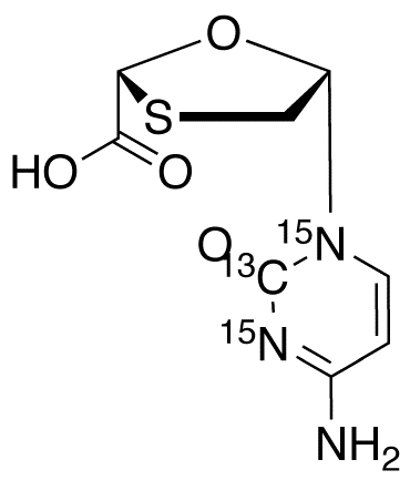 Lamivudine Acid-13C,15N2