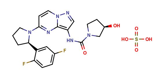 Larotrectinib (3R,2R) Sulfate