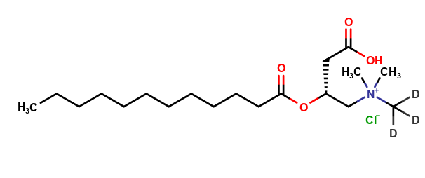 Lauroyl-d3-L-carnitine Hydrochloride