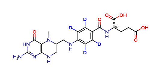 5-Methyltetrahydrofolic acid D4