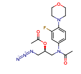 Linezolid N,O-Diacetyl Azido Impurity
