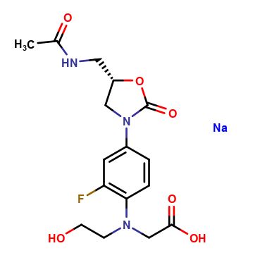 Linezolid metabolite PNU 142586 Sodium salt