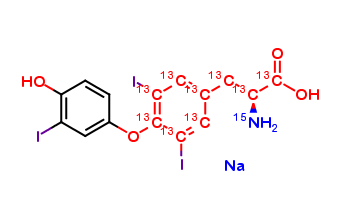 Liothyronine 15N13C9 Sodium salt