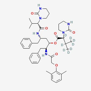 Lopinavir 4-O-Tetrahydropyrimidin-2-(1H)-onyl-L-valinate-d8