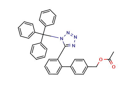 Losartan Acetyloxy N1-Trityl Impurity