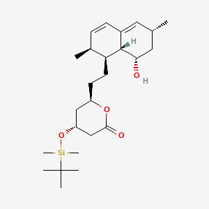 Lovastatin Diol Lactone 4-tert-Butyldimethylsilyl Ether