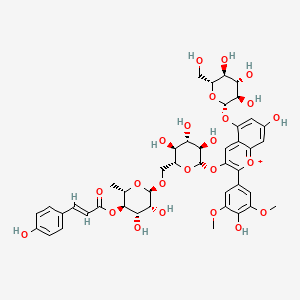 Malvidin-3-(p-coumaroyl)-rutinoside-5-glucoside