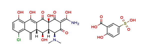 Meclocycline Sulfosalicylate Salt