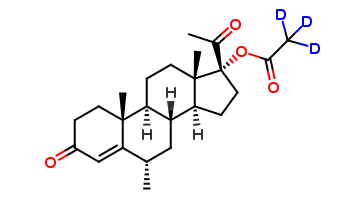 Medroxyprogesterone 17-Acetate-d3