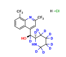 Mefloquine D10 (Major) Hydrochloride