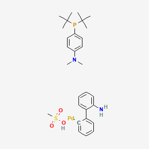Methanesulfonato{[4-(N,N-Dimethylamino)Phenyl]Di-T-Butylphosphino}(2'-Amino-1,1'-Biphenyl-2-Yl)Palladium(II) (Amphos Pd G3)