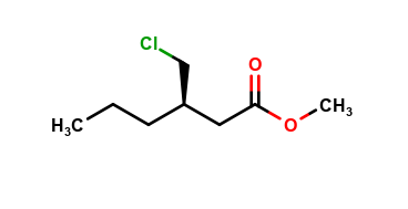 Show details of Methyl (R)-3-(chloromethyl)hexanoate