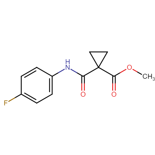 Methyl 1-((4-fluorophenyl)carbamoyl)cyclopropane-1-carboxylate
