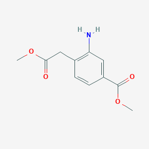 Methyl-3-amino-4-(2-methoxy-2-oxoethyl)benzoate