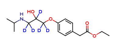 Metoprolol Acid-d5 Ethyl Ester
