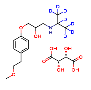Metoprolol-D7 hemitartrate
