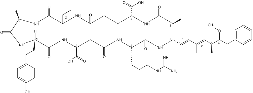 Microcystin-HtyR [D-Asp3, (E)-Dhb7)